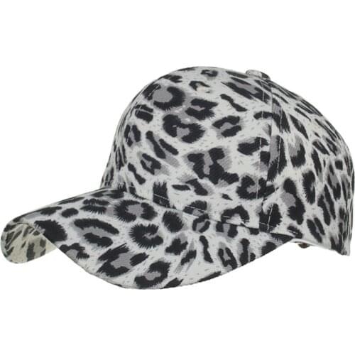 Men Womens Leopard Print Rock Baseball Caps Sports party Hats Snapback Sun Hats Hip-Hop Adjustable Caps Chapeu Female 2020