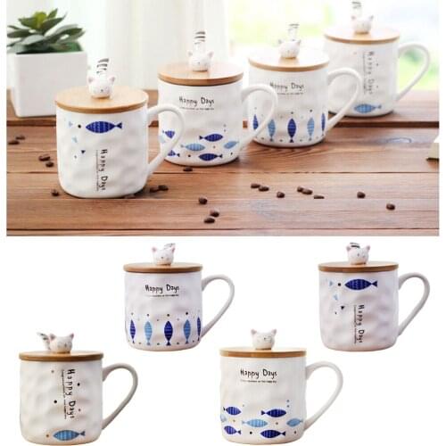 Ceramic Coffee Mugs Creative Lovely Juice Milk Water Cup Glassware Home Cafe