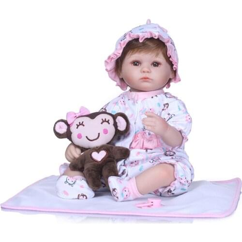 Bebes reborn cute girl real baby dolls 40cm silicone reborn baby dolls toys creative gift for child bonecas reborn