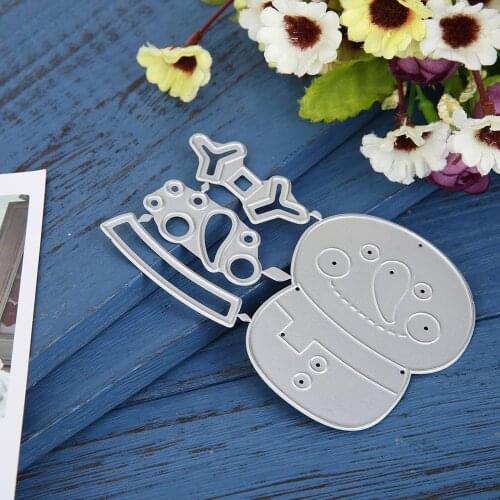 Cute Snowman Metal Cutting dies 2019 new Craft Dies for Embossing Paper Card making Scrapbooking Decoration Photo Making Craft