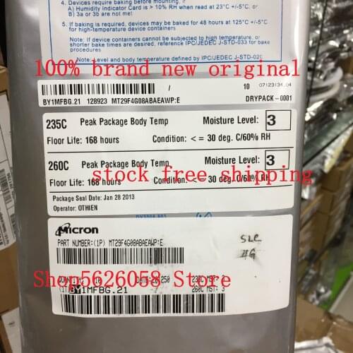 MT29F4G08ABAEAWP:E 29F4G08ABAEA MT29F4G08ABADAWP-IT 29F4G08ABADA TSOP 100% new original 5PCS/LOT STOCK