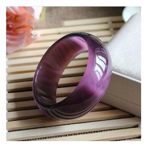 Natural handmade purple cat eye bracelet Women bracelet Amulet Jewelry Bangles