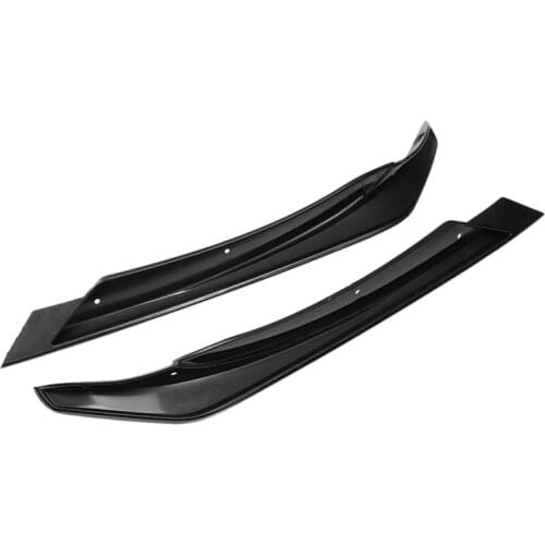 Front Lower Bumper Side Splitter Spoiler Canard for Mercedes Benz W176 A-Cl A180 A200 A220 A250 AMG A45 2016-2018