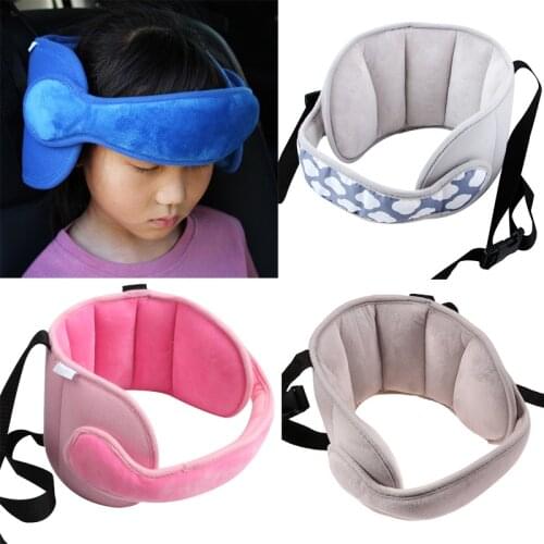 Baby Kids Adjustable Car Seat Head Support Head Fixed Sleeping Pillow Neck Protection Children Belt Fastening Safety Headrest