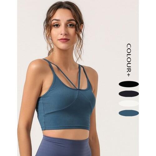 Alo Yoga Sports Underwear Tank Top-Running Push up Stereotypes Yoga Beauty Back Fitness Bra Intensive Shock-resistant /30