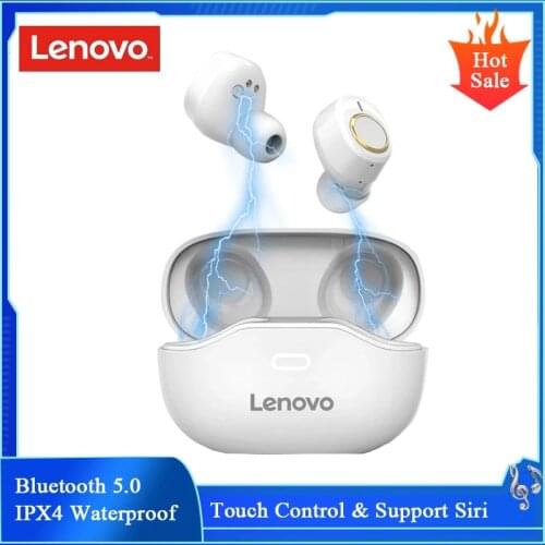 Lenovo X18 Wireless Bluetooth 5.0 Earphones Waterproof TWS Earbuds With Mic Siri Voice Assistant For Android iOS Sports Headset