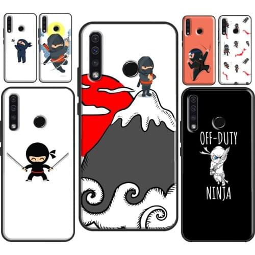 Japan samurai Ninja Warrior Funny Soft Cover For Honor 9X 8X 7X 10i 7A 4C 6C 20 Pro 7C 8A 9A 7S 8S 9S 8 9 10X 10 Lite Case