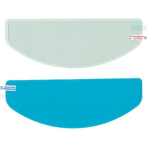Universal Motorcycle Helmets Anti-fog Patch Visor Lens Helmet Lens Protective Film For Against UV Rain Moto Racing Accessories