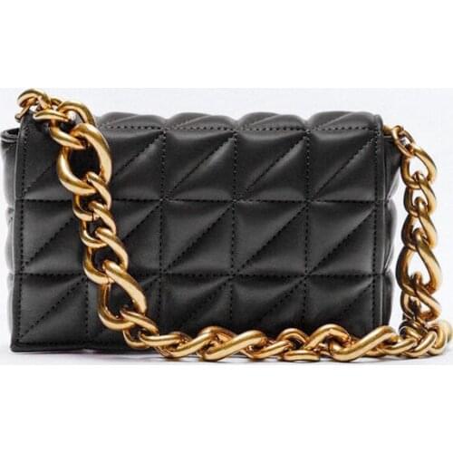 Shoulder Bag Female Underarm Bag Designer Handbag Purse Retro Baguette Women Bag Chain Fashion 2021 New PU Leather All-match