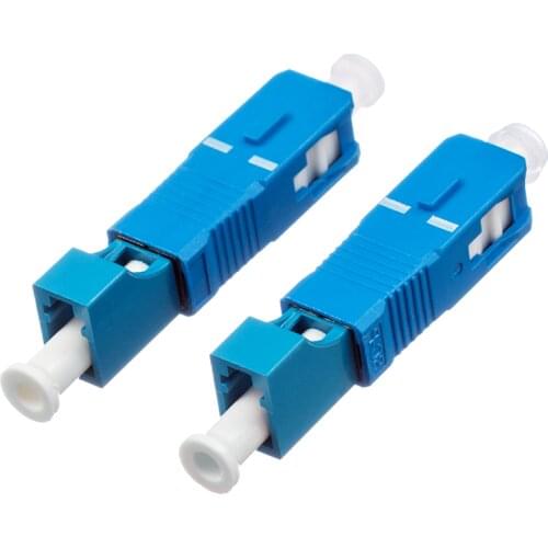 10/20/50/100pcs Lot SC/LC SC Male to LC Female Fiber Optic Adapter SC-LC Hybrid Optical Adaptor Free Shipping