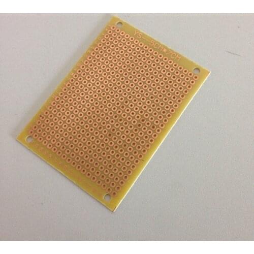 10 Pcs FR-4 Single-sided DIY Prototype PCB Board Breadboard 5cmx7cm Free Shipping