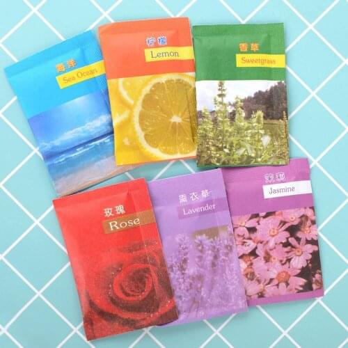100pcs Home Natural Aromatherapy Fragrance Bag Anti-pest and Anti-mildew for Wardrobe Closet Car Home Fragrance Air Freshening