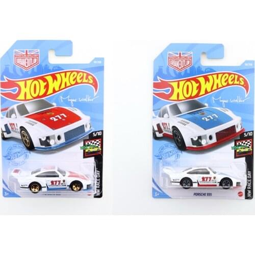 2021-58 PORSCHE 935 Original Hot Wheels Mini Alloy Coupe 1/64 Metal Diecast Model Car Kids Toys Gift
