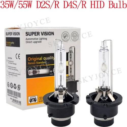 2021 Car Headlight Bulb Xenon D4S D2S HID LIGHT Bulb For Original Xenon 4300K 5000K 6000K 8000K 35W 55W D2S D2R D4R D4S HID Bulb