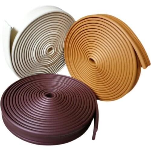 3D Foam Wall Stickers Skirting Waist Line Self-adhesive Background Decorative Border Line Anti-collision Sticker For Kids 5mx3cm