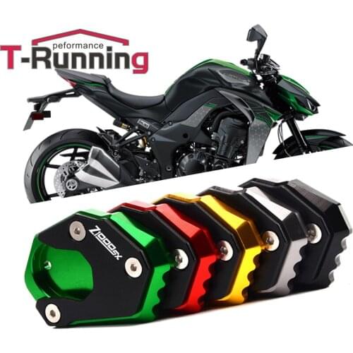 Motorcycle Accessories Foot Side Extension Pad Kick Stand Enlarger For KAWASAKI Z1000SX Z1000 SX Ninja 1000 2020 2021