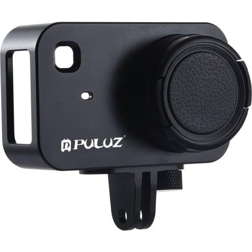 PULUZ Aluminum Protective Side Frame Mount Housing Case with Lens Cover for Xiaomi Xiao Mi Yi Mijia 4K Action Camera Accessories