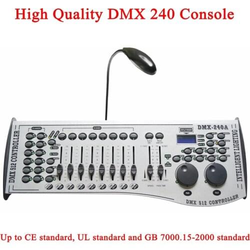 Free shipping NEW 240 DMX Controller Stage Lighting DJ equipment DMX Console for LED Par Moving Head Spotlights DJ Controller