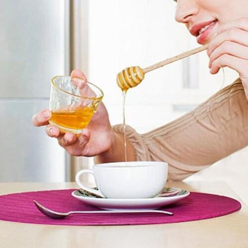 30PCS/Pack of Mini 3 Inch Wood Honey Dipper Sticks, Individually Wrapped, Server for Honey Jar Dispenser Drizzled Honey Wedding