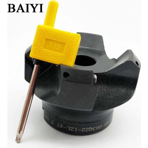 CNC face milling cutter R245-063Q22-12L-4T machining center face milling cutter 63 for carbide insert R245-12T3M