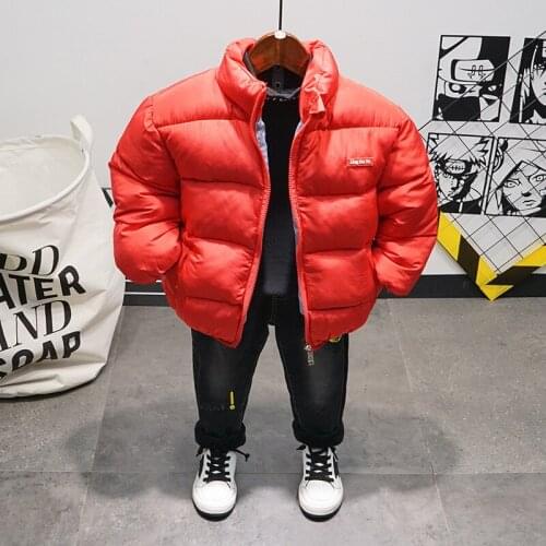 Winter New Childrens Clothing Set Baby Boys Thicken Warm Fashion Suits Red Down Coat Velvet Jeans Thick Tshirt 3pcs Set For Boy