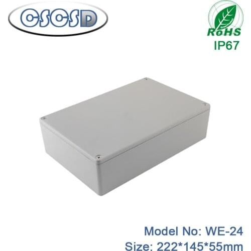 222*145*55 CSCSD chassis amplifier case aluminum die cast box aluminum waterproof enclosure ip67 metal waterproof electronic box
