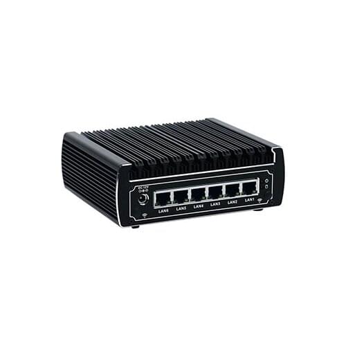 6 Intel LAN Fanless Pfsense Mini PC Intel Kaby Lake Core i3 7100U DDR4 Ram AES-NI Linux Firewall Pfsense Router Network Server
