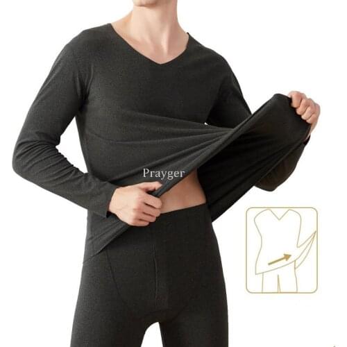 Men Thermal Underwear Winter Long Johns Body WarmTops Buttoms Clothes