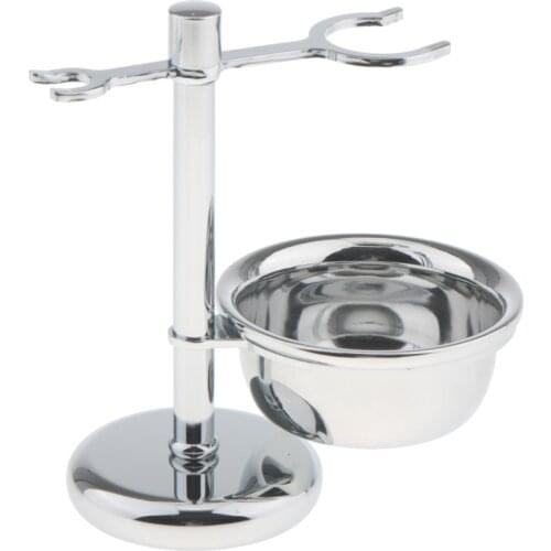 Beard Grooming Kit - Safety Stand Bowl - Moustache Whiskers Cleaning Shower