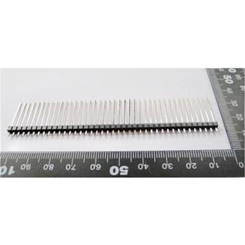 10pcs single row needle 1*40P 2.54mm pitch straight 25mm long pin NEW