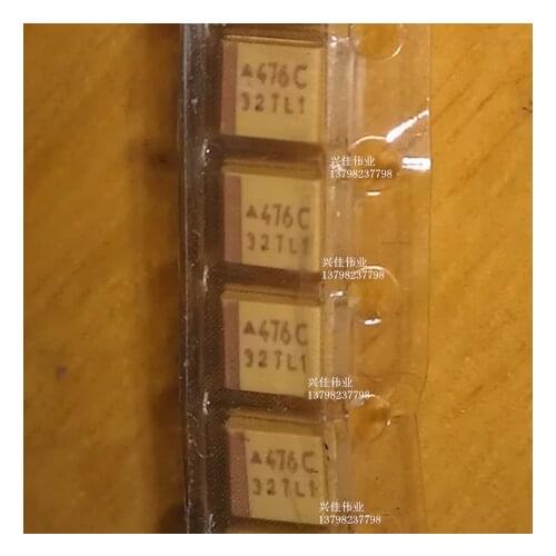 Original 20pcs/ 16V47UF 476C 47UF 16V B3528 B 1210 Tantalum Capacitor