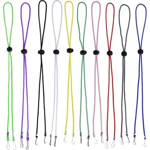 Adjustable Face Mask Lanyard Strap Holder Mask Hanging Rope Mask Holder Adjustable Traceless Ear Hanging Rope