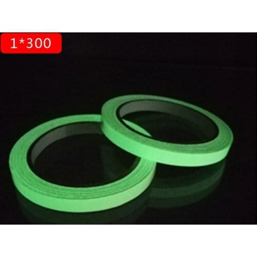 Car-Styling Car Sticker 3mx1cm Self-adhesive Luminous DIY Tape Warning Tape Glow In Dark Reflective Strips