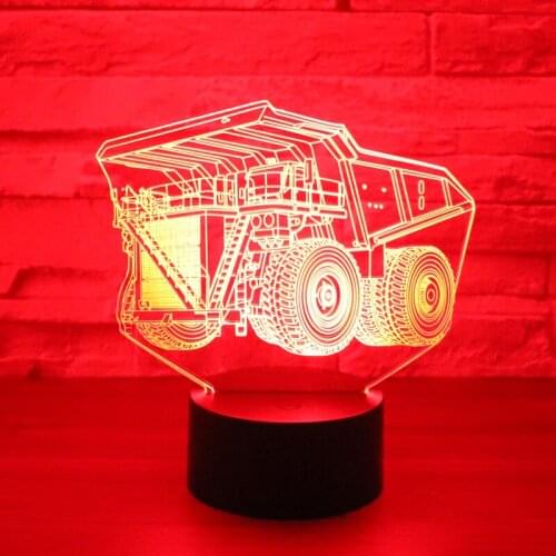 3D LED Night Light Building car with 7 Colors Light for Home Decoration Lamp Amazing Visualization Optical Illusion Awesome