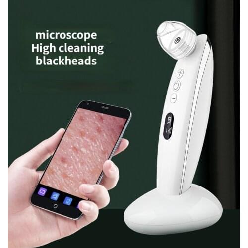 Visible Face Nose Blackhead Remover WiFi Camera Vacuum Suction LED Display Visual Pore Pimple Deep Cleaner Facial Skin Care Tool
