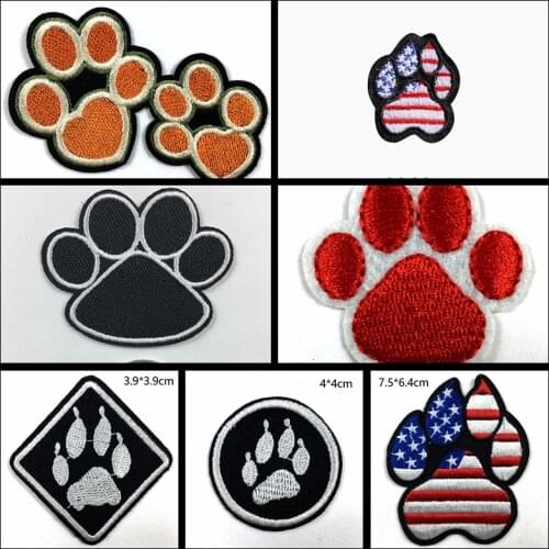 1PCS Originality Lovely animals Bear seal Embroidery Badges Iron On Patches for T-shirt Clothes Stickers Decor Appliques