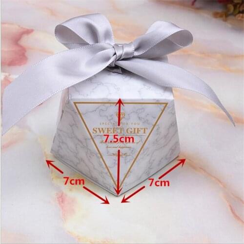 10/20/50pcs Wedding Favor Boxes Sweet Gift Candy Boxes for Wedding Baby Shower Birthday Guests Favors Event Party Supplies L