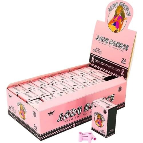 1200pcs/lot Lady Hornet rolling papers tobacco Disposable cigarette filter holder accessory Filter smoke tar healthy roll set