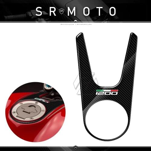 3D Carbon-look Motorcycle Tank Pad Protector Case for Ducati Monster 1200 2015 2016 2017
