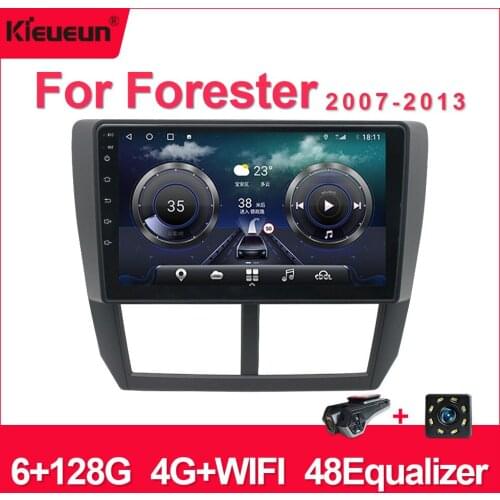 Kieueun 9 Inch DSP 4G+WIFI For Subaru Forester 3 Impreza 2007-2013 Car Radio Multimedia Video Player GPS Navigation NO 2din