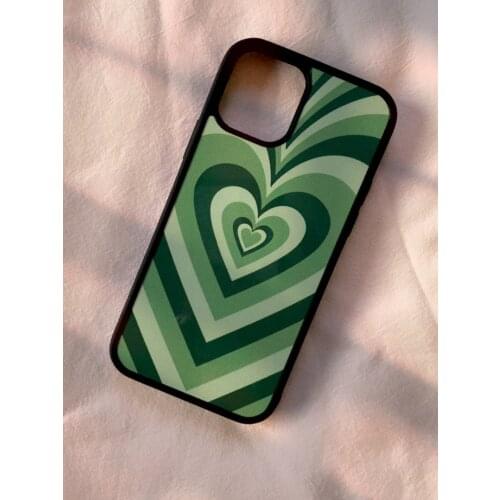 Krajews Love In Green coque Phone Case for iPhone 12 mini 5 6S 7 8 PLUS X XS XR 11 PRO MAX SE 2020 Back Cover Funda Shell