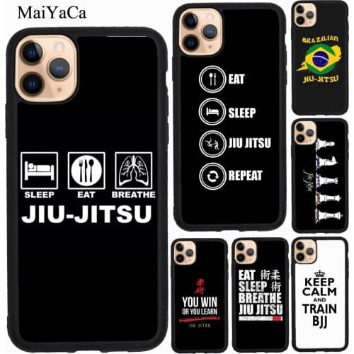 MaiYaCa Brazilian Jiu Jitsu For iPhone 7 8 Plus 6S SE 2020 Case For iPhone 12 mini 11 Pro Max XS X XR Cover