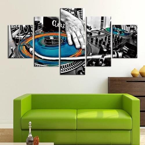 Djing Wall Picture for Living Room Wall Decor Art Home Decoration Canvas Painting Music Posters and Prints Modern No Frame