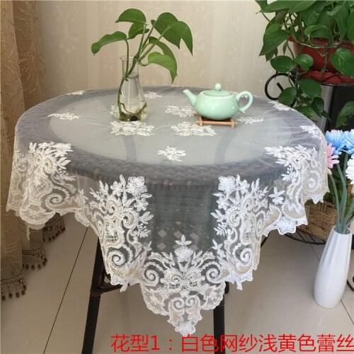 3 patterns Elegant Embroidery Table Runner Pastoral Fabric Tea tablecloth, Luxury Table mat table Cover for decoration