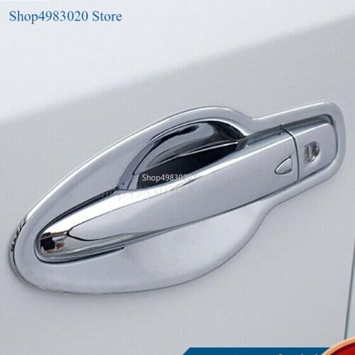 ABS Chrome Door Handle Bowl Cover Trim Fit For Nissan Murano 2015 2016 2017 Frame Decoration car styling Accessories