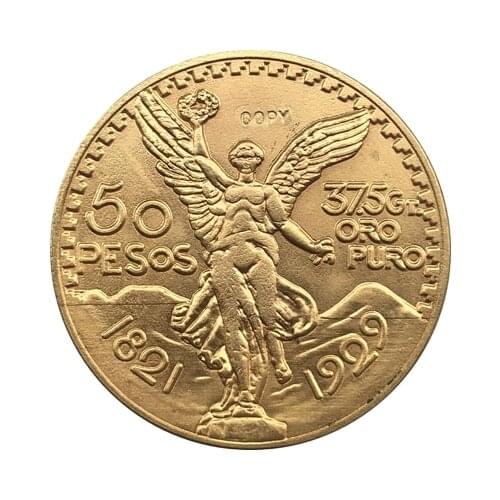 1929 Mexico 50 Pesos coins COPY 37mm