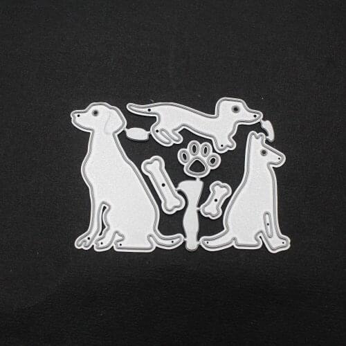 Cute Cat Family Set Backdrop Metal Cutting Dies Craft Dies Scrapbooking New 2018 Cut Dies Decor Embossing Stencils Card Making