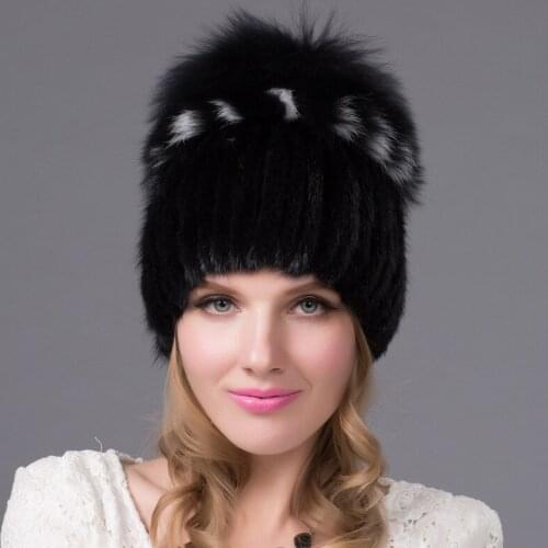 2019 New Style Winter Russian 100% Natural Real Fox Fur Hat Women Quality Real Fox Fur Bomber Hats Hot Real Genuine Fox Fur Cap