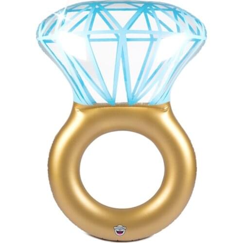 NEW-Inflatable Diamond Swimming Circle Raft Pool Float Swimming Ring for Adult Women Photo Props Pool Toys Beach Party