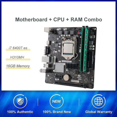 Intel I7 6400T es With Motherboard 16G RAM Corlorful 128G Set QHQG ES Engineering version 2.2HMZ 1151 CPU Quad-Core 8WAY 65W